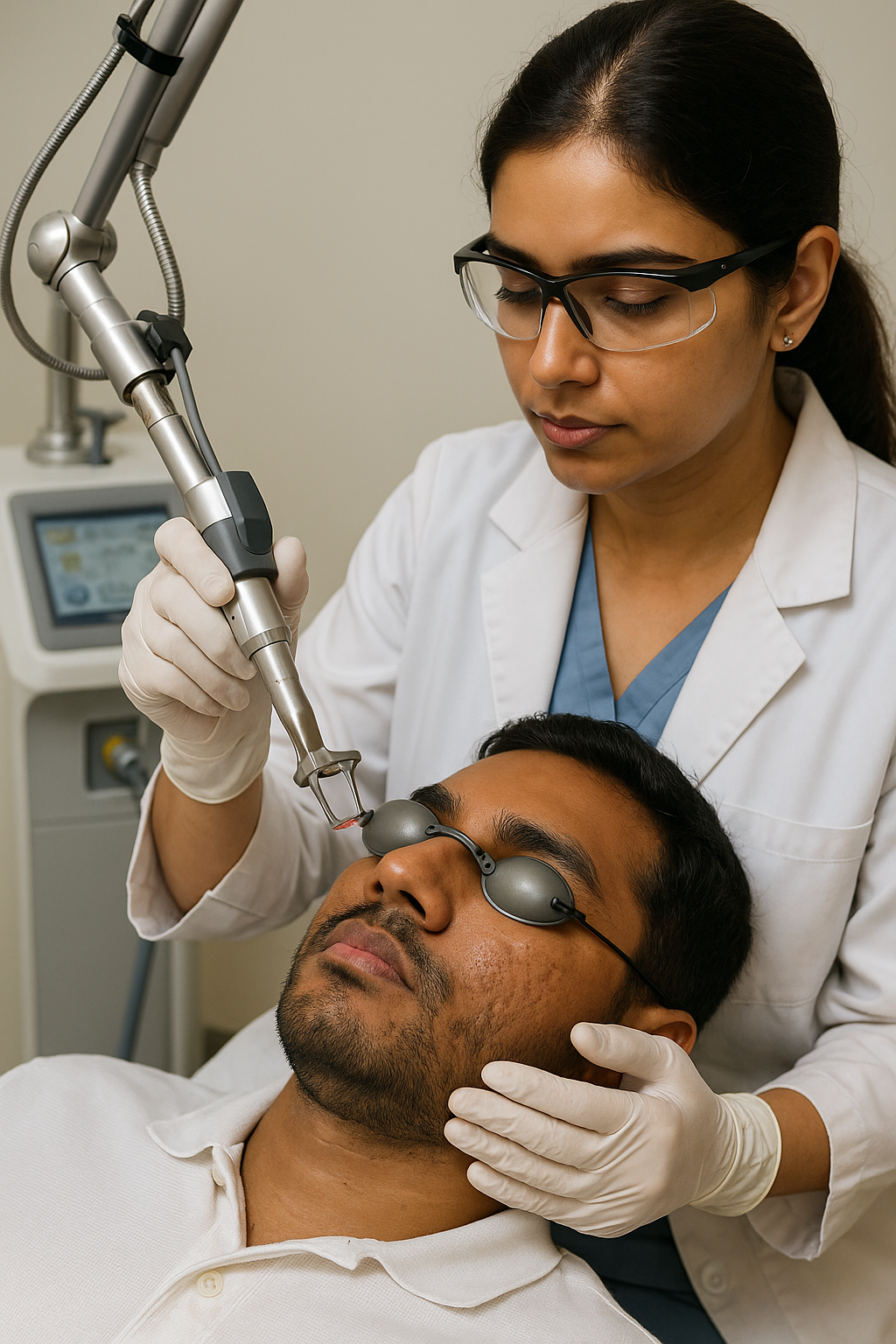 Fractional CO₂ Laser (Deep Tan & Scarring)