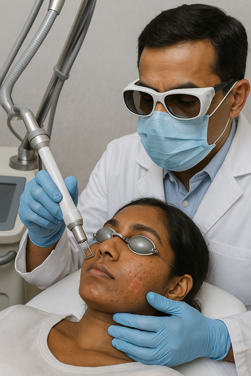 Fractional CO₂ Laser (Deep Tan & Scarring)