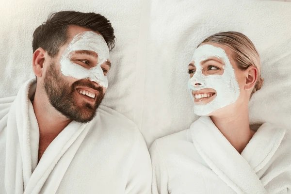Couple Facial – Glow Together, Relax Together